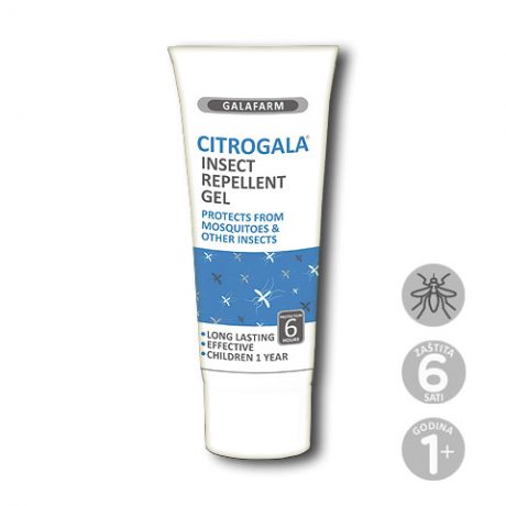Citrogala® gel za zaštitu od komaraca i drugih insekata u plastičnoj tubi