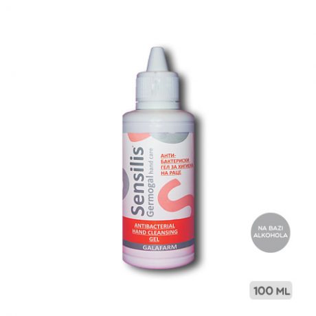 SENSILIS® antibakterijski gel za dezinfekciju ruku za ruke na bazi alkohola pakovanje 100 ml