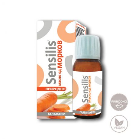 SENSILIS® ulje šargarepe prirodno vegansko ulje od šargarepe za kozmetičke svrhe
