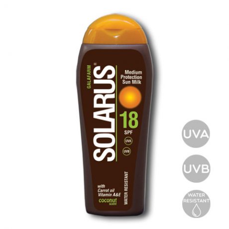 Solarus® mleko za sunčanje SPF18 za odrasle