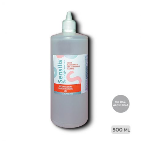 SENSILIS® antibakterijski gel za dezinfekciju ruku na bazi alkohola pakovanje 500 ml