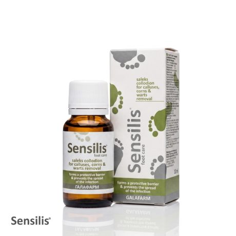 Sensilis® salex kolodijum za bradavice, žuljeve i kurije oći na stopalima u staklenoj bočici 10 ml