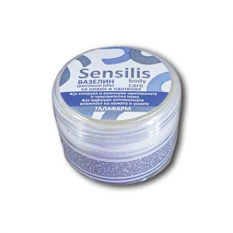 Sensilis® Body Care vazelin za negu kože sa nevenom i d-pantenolom za negu kože u plastičnoj kutijici 100 ml