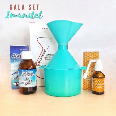 GALA SET imunitet poklon set za jačanje imuniteta koji se sastoji od tri proizvoda
