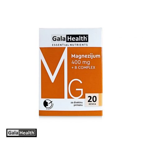 Gala Health® magnezijum direkt 400 mg + B-compleks kesice