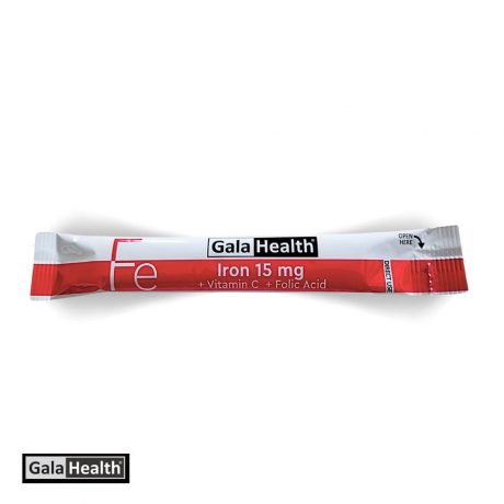 GALAHEALTH® Gvožđe direkt 15 mg + C + folna kiselina